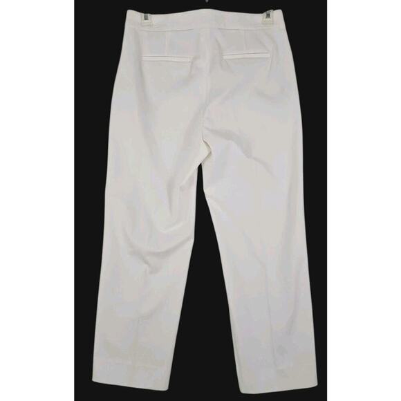 J.Crew ~Woman Size 12 Petite~ Ivory High Rise Ankle Dress Pants Stretch NWT. - Picture 16 of 16